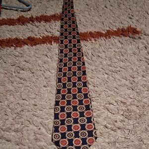 Tommy Hilfiger Red and Blue Patterned Tie